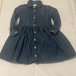 Polo Denim Long Sleeve Dress